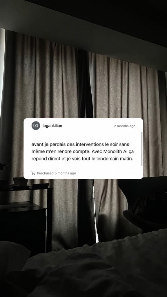 Capture envoyée par un client — retour 6