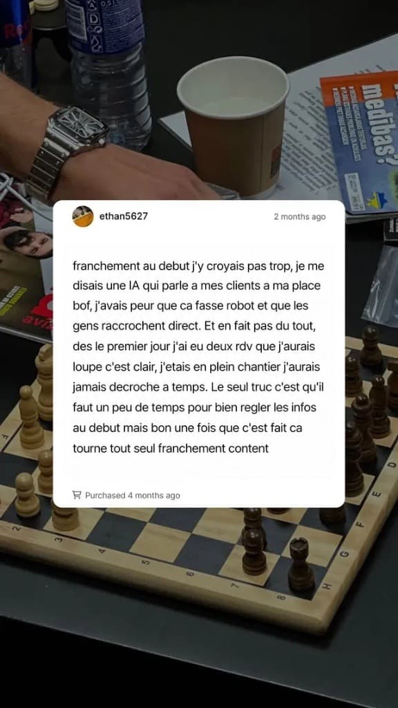 Capture envoyée par un client — retour 1